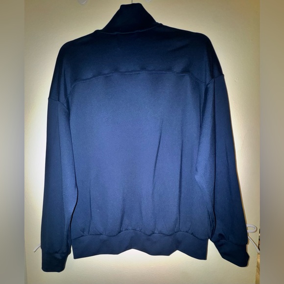 Gilly Hicks Active Recharge Blue & White Bow Sleeves Jacket NWOT - Picture 2 of 6